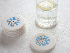 Open image in slideshow, Round Ceramic Coaster
